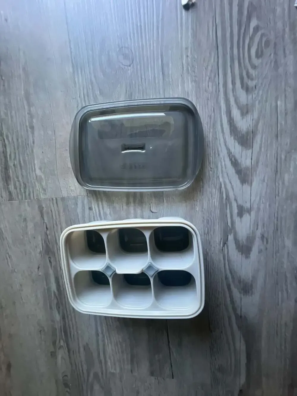 Ice Cube Tray Storage Box with Lid